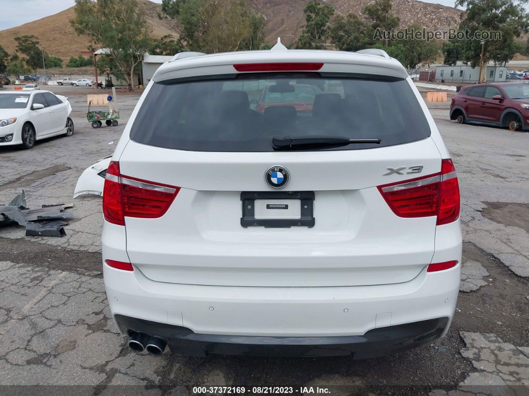 2016 Bmw X3 Xdrive28i White vin: 5UXWX9C59G0D89654