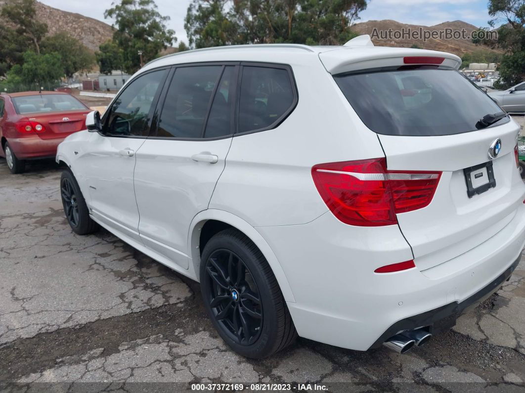 2016 Bmw X3 Xdrive28i White vin: 5UXWX9C59G0D89654