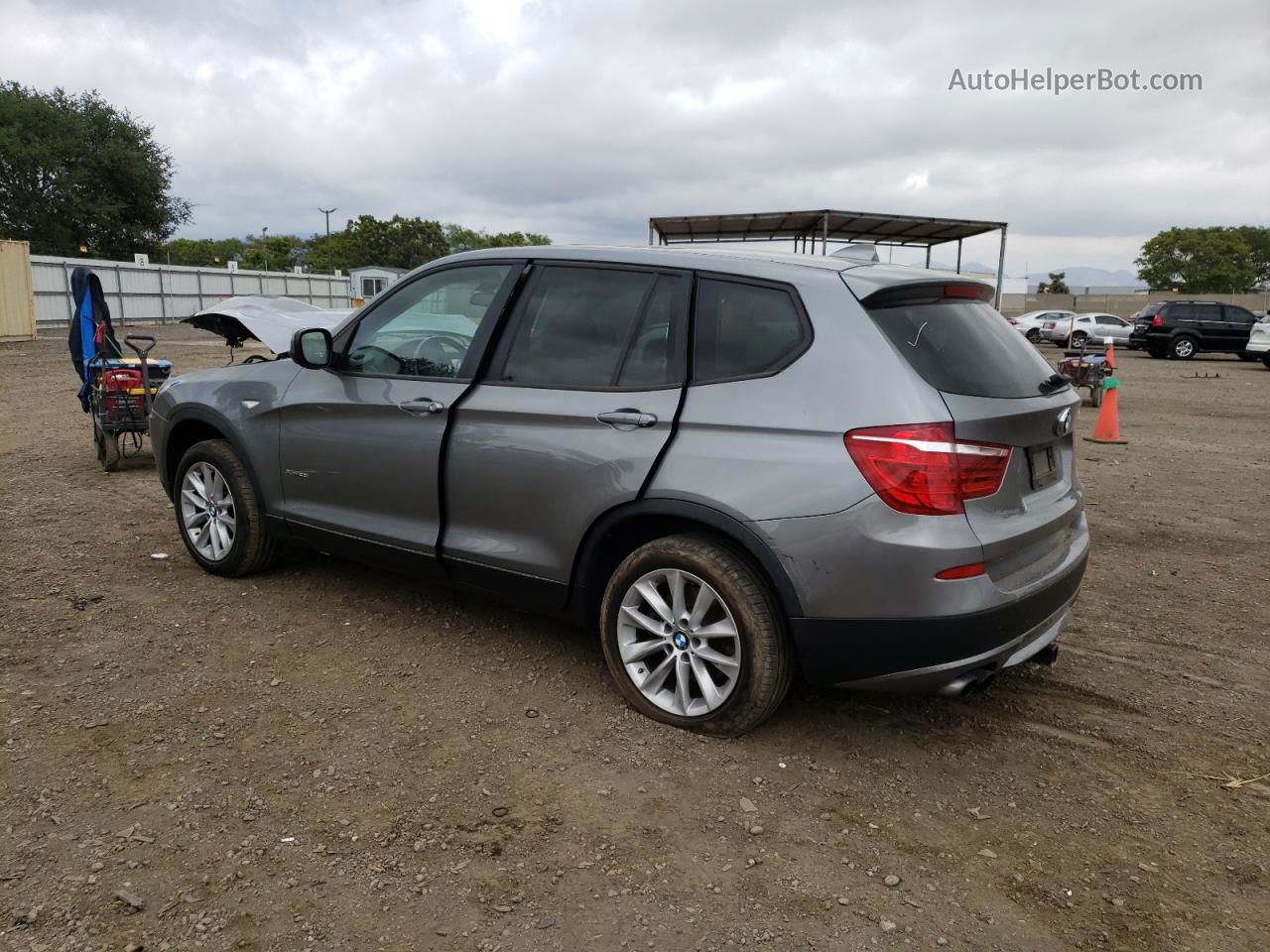 2013 Bmw X3 Xdrive28i Gray vin: 5UXWX9C5XD0A13377