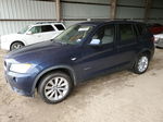 2013 Bmw X3 Xdrive28i Синий vin: 5UXWX9C5XD0A14870