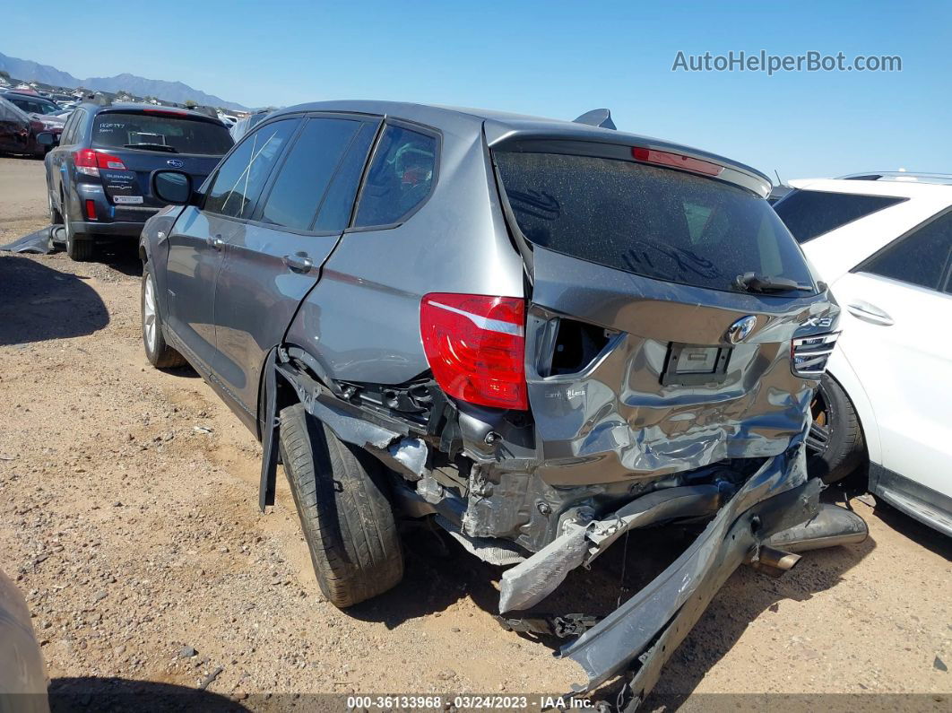 2013 Bmw X3 Xdrive28i Silver vin: 5UXWX9C5XD0A15212