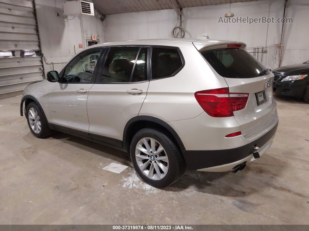 2013 Bmw X3 Xdrive28i Gold vin: 5UXWX9C5XD0A17042