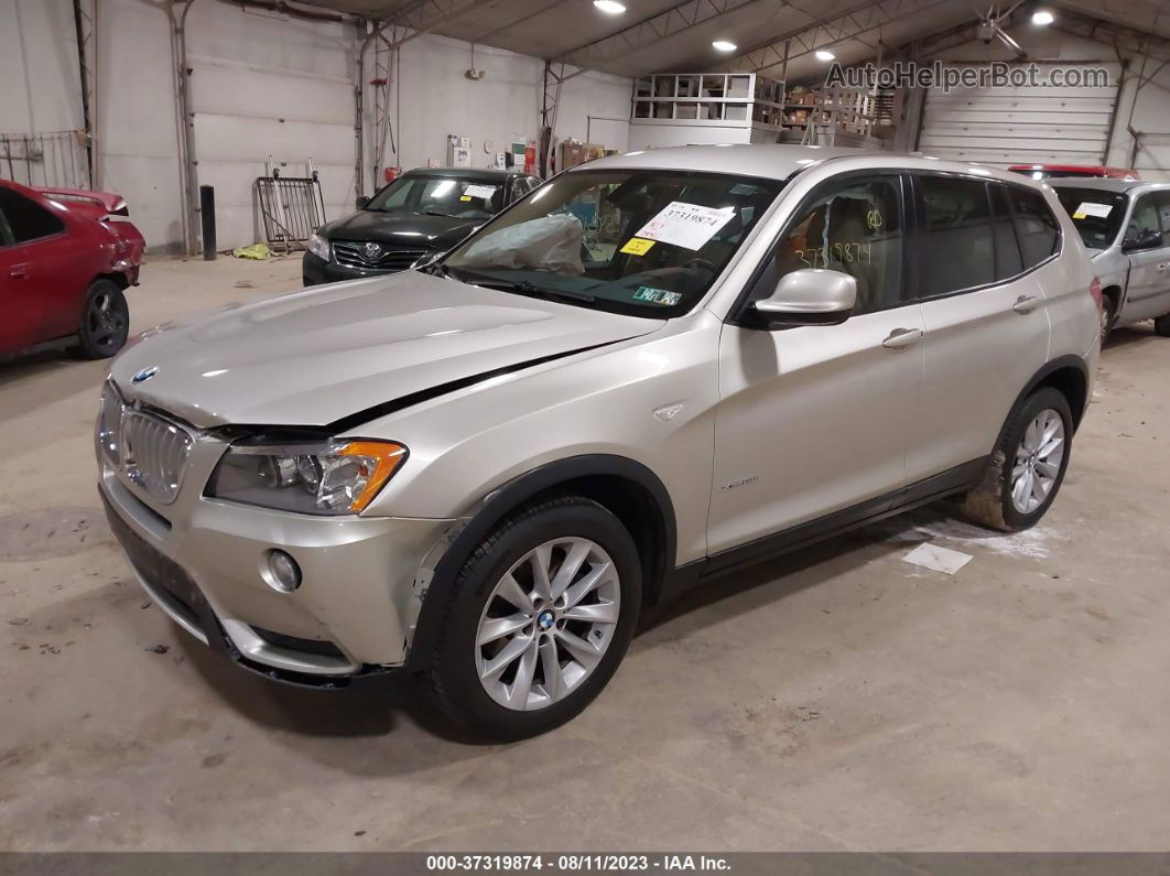 2013 Bmw X3 Xdrive28i Gold vin: 5UXWX9C5XD0A17042