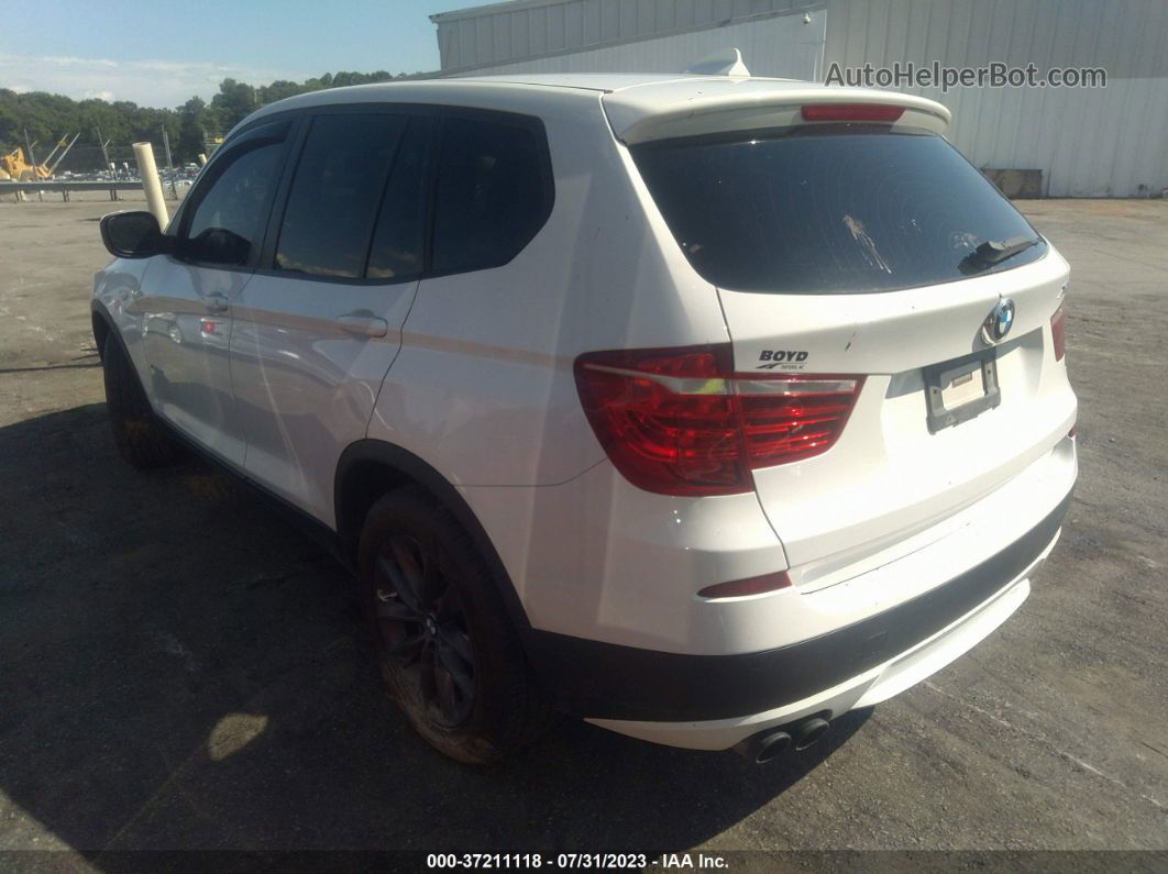 2013 Bmw X3 Xdrive28i White vin: 5UXWX9C5XD0A28784