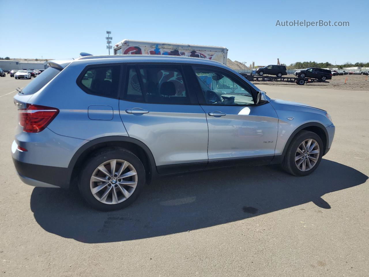 2013 Bmw X3 Xdrive28i Silver vin: 5UXWX9C5XD0A32950