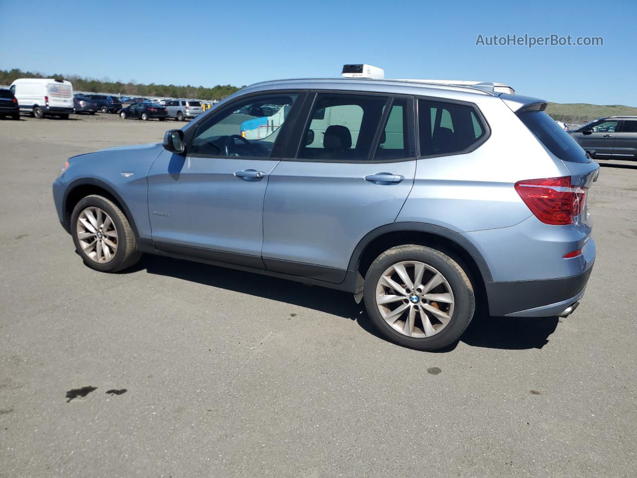 2013 Bmw X3 Xdrive28i Silver vin: 5UXWX9C5XD0A32950