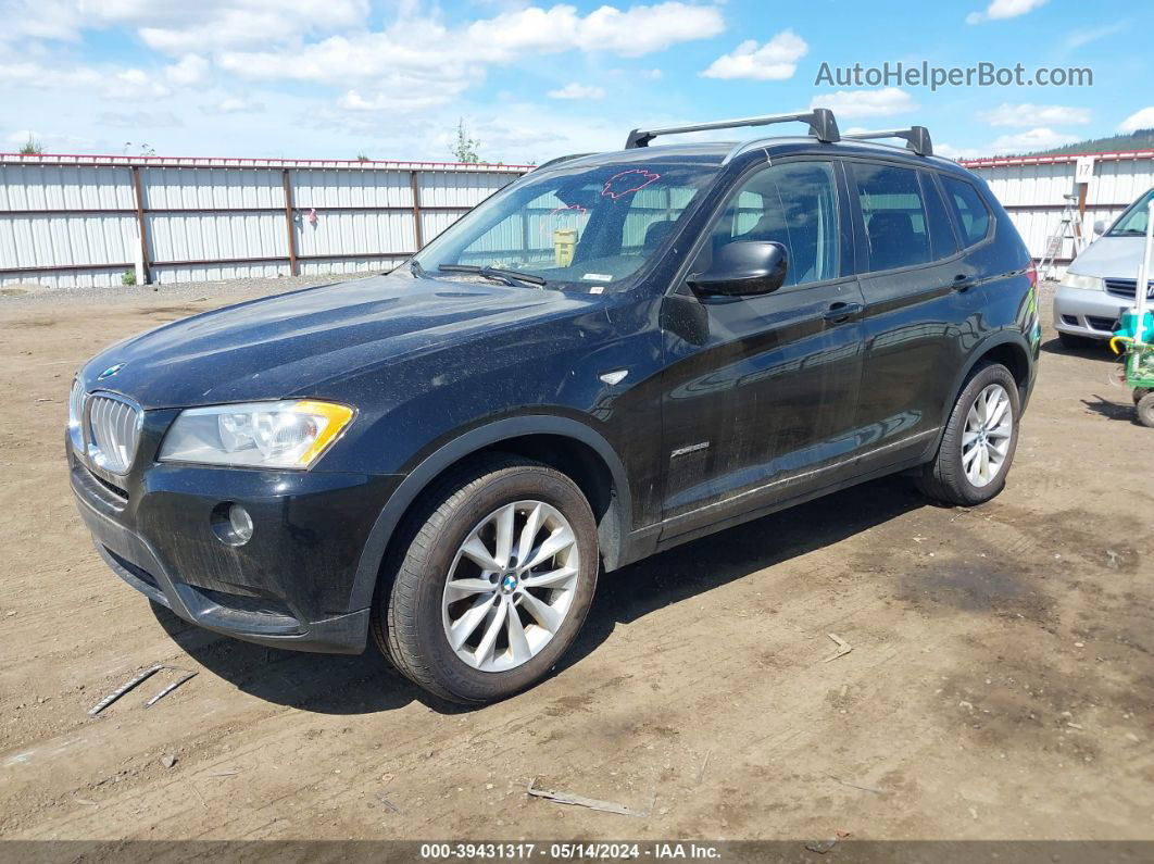 2013 Bmw X3 Xdrive28i Black vin: 5UXWX9C5XD0D02209