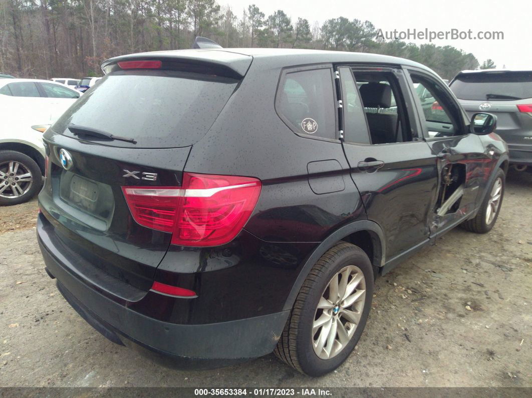 2013 Bmw X3 Xdrive28i Черный vin: 5UXWX9C5XD0D03800