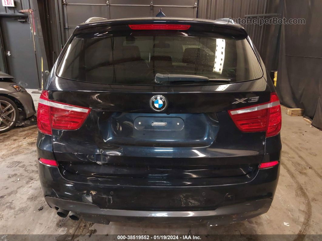 2013 Bmw X3 Xdrive28i Dark Blue vin: 5UXWX9C5XD0D08608