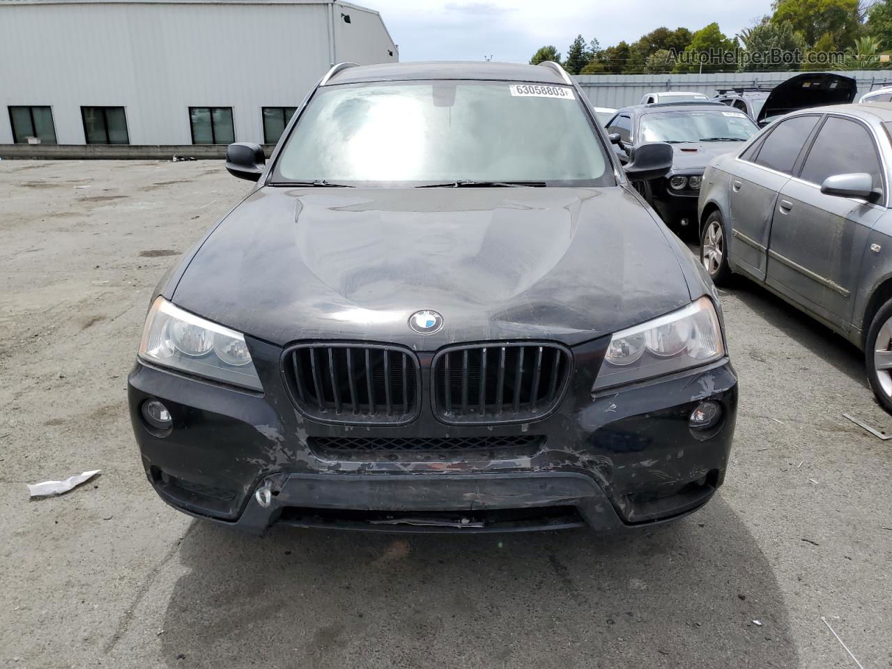 2013 Bmw X3 Xdrive28i Black vin: 5UXWX9C5XD0D08821