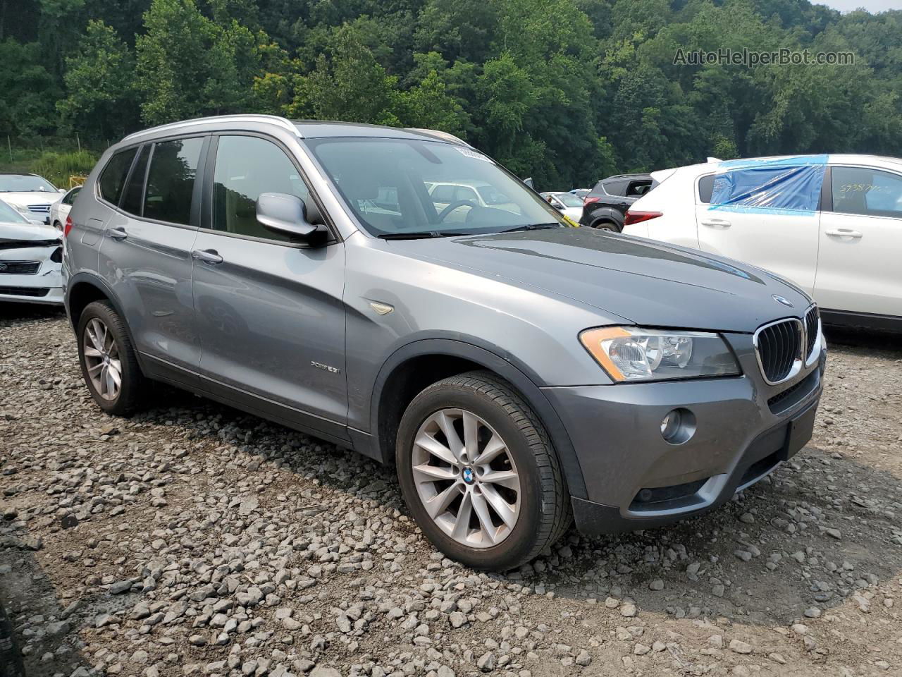 2013 Bmw X3 Xdrive28i Gray vin: 5UXWX9C5XDL874361