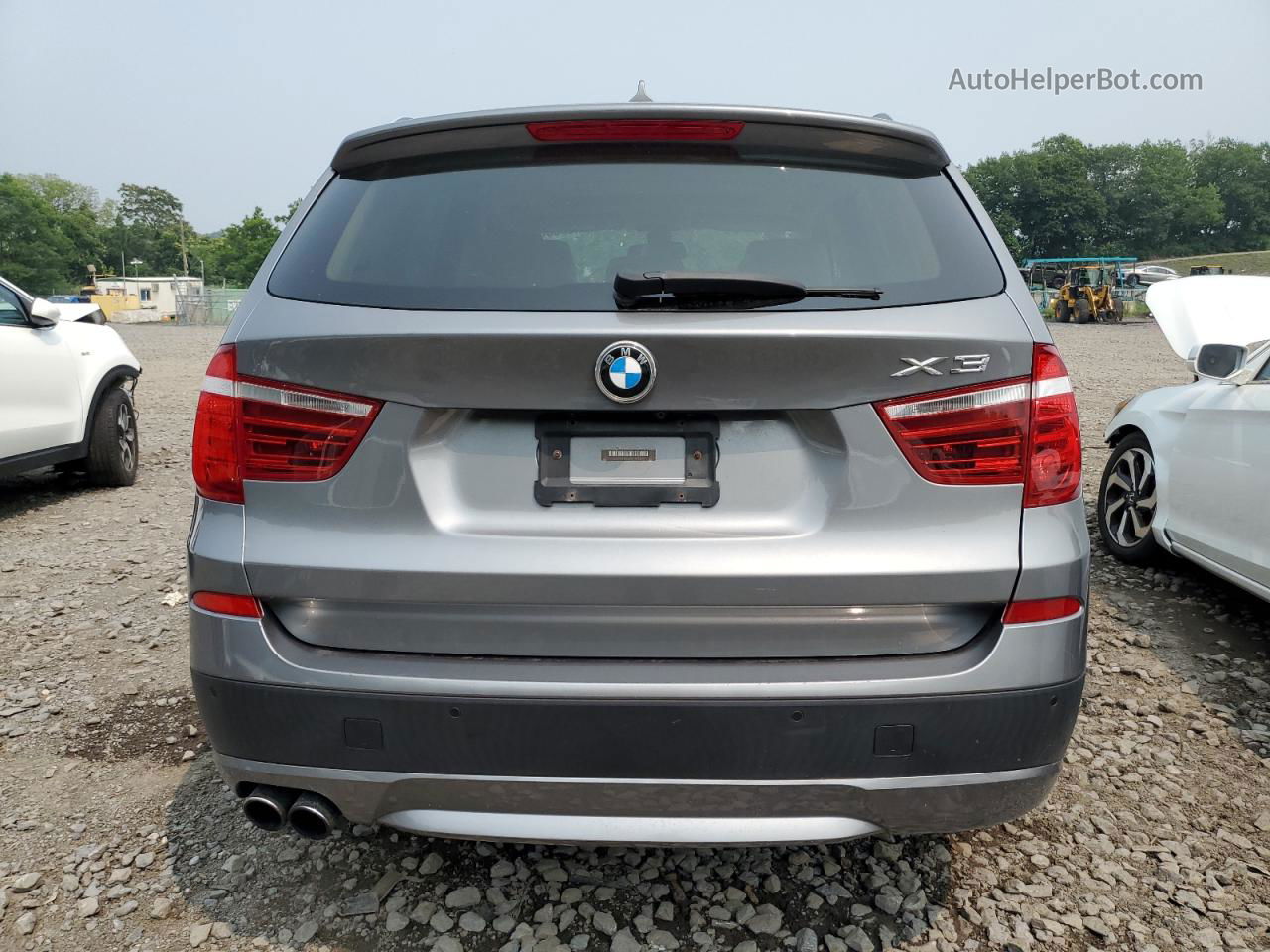 2013 Bmw X3 Xdrive28i Gray vin: 5UXWX9C5XDL874361