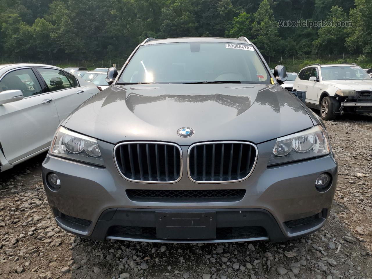 2013 Bmw X3 Xdrive28i Gray vin: 5UXWX9C5XDL874361