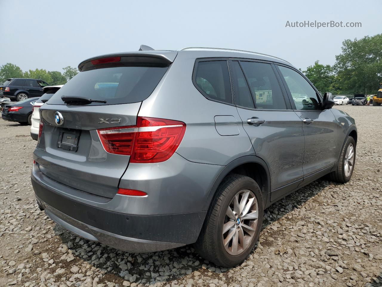 2013 Bmw X3 Xdrive28i Gray vin: 5UXWX9C5XDL874361