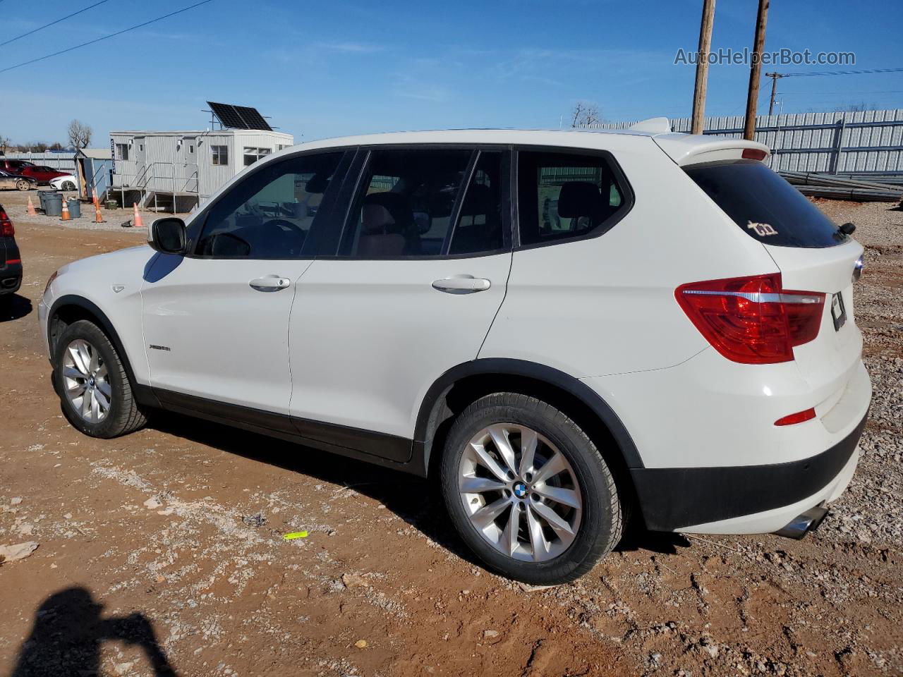 2014 Bmw X3 Xdrive28i White vin: 5UXWX9C5XE0D13387