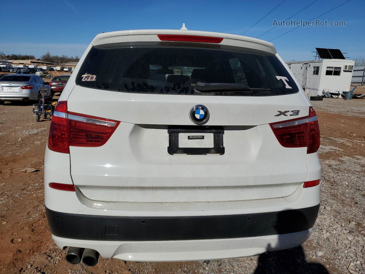 2014 Bmw X3 Xdrive28i White vin: 5UXWX9C5XE0D13387