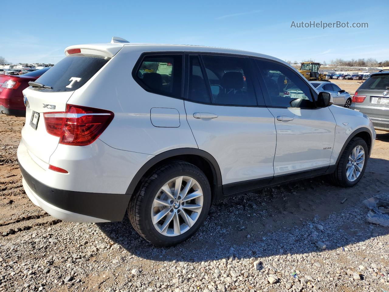 2014 Bmw X3 Xdrive28i White vin: 5UXWX9C5XE0D13387