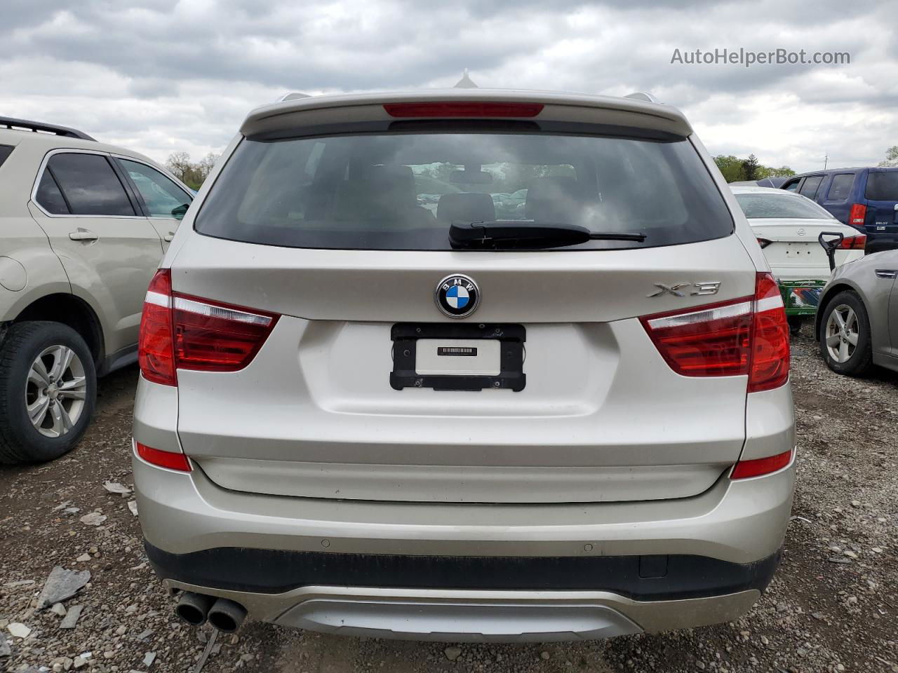 2016 Bmw X3 Xdrive28i Tan vin: 5UXWX9C5XG0D70837