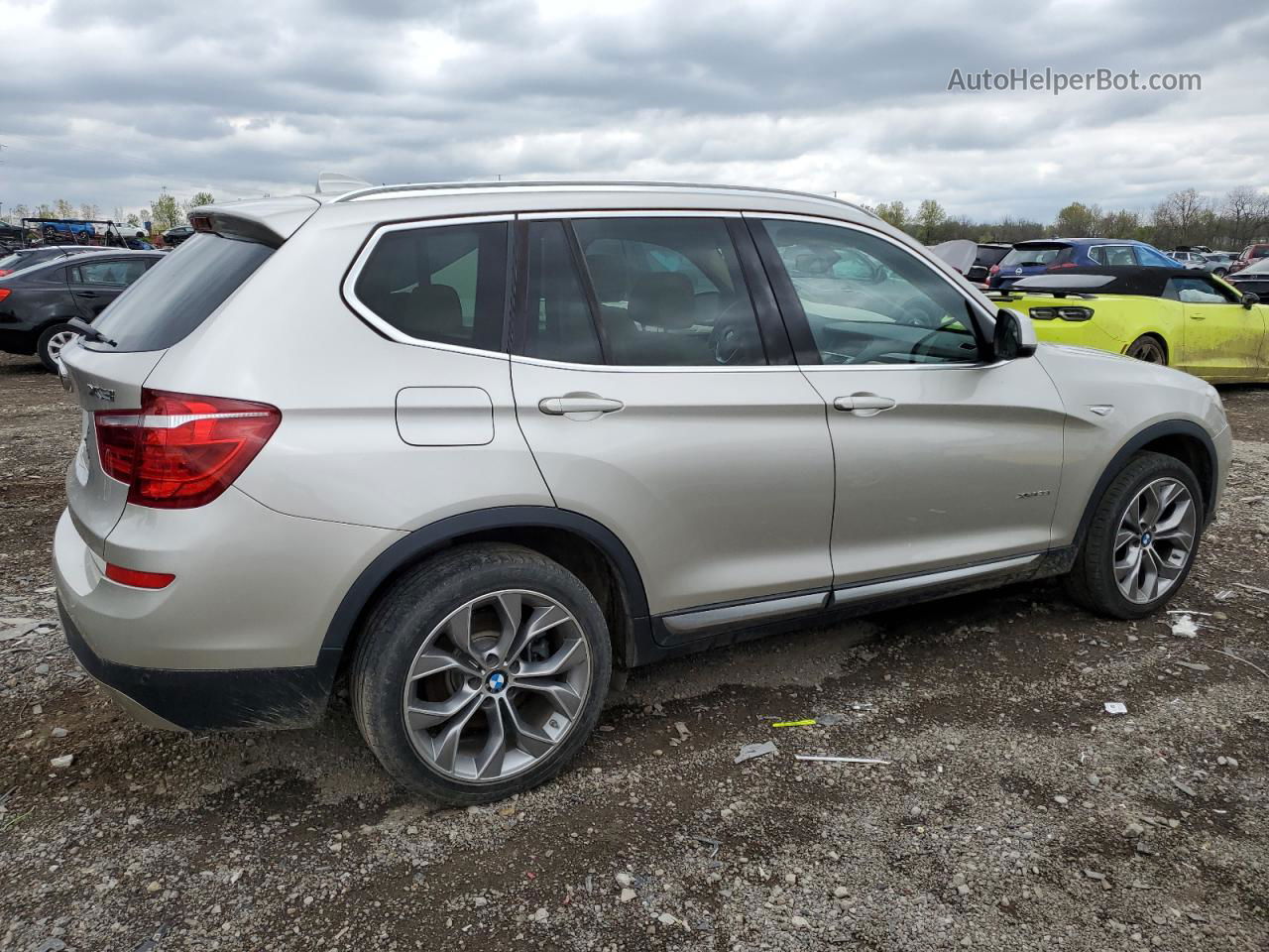 2016 Bmw X3 Xdrive28i Tan vin: 5UXWX9C5XG0D70837