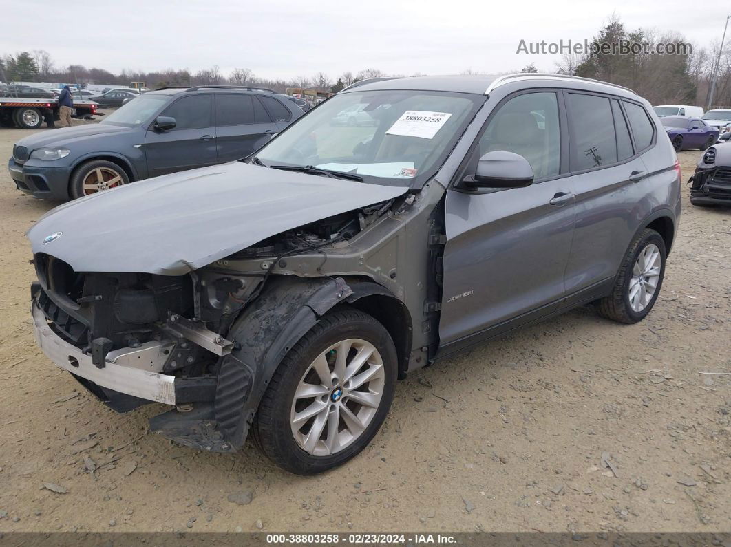 2016 Bmw X3 Xdrive28i Blue vin: 5UXWX9C5XG0D71146