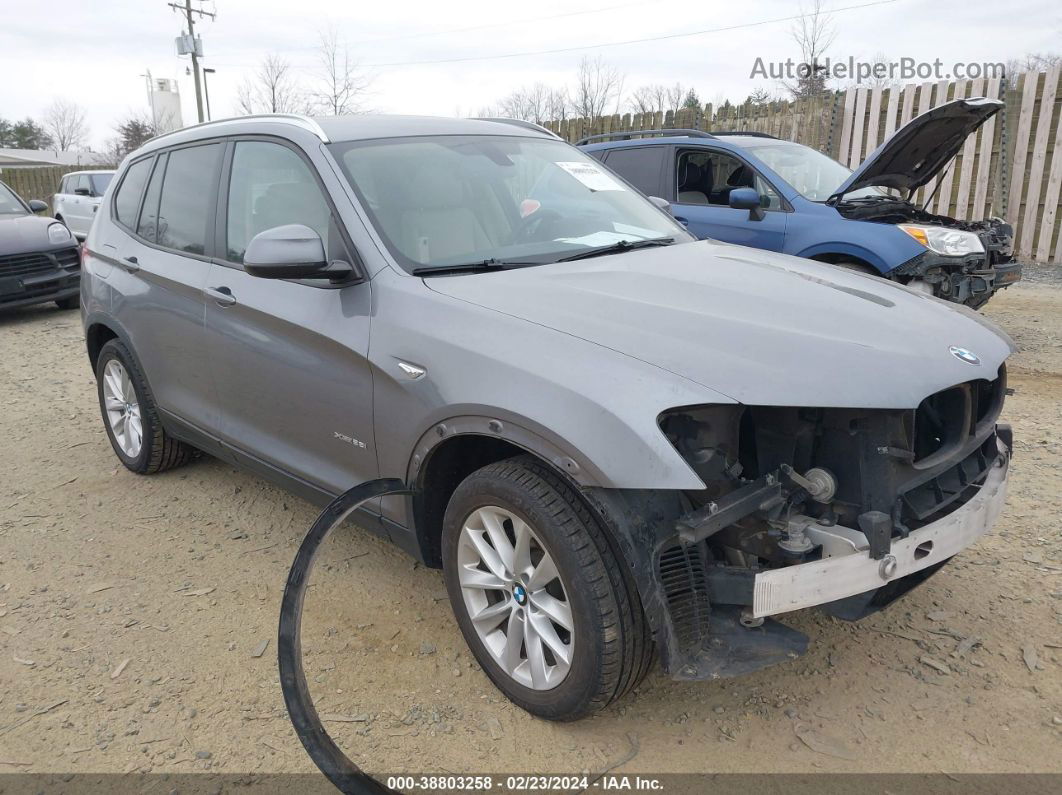 2016 Bmw X3 Xdrive28i Синий vin: 5UXWX9C5XG0D71146