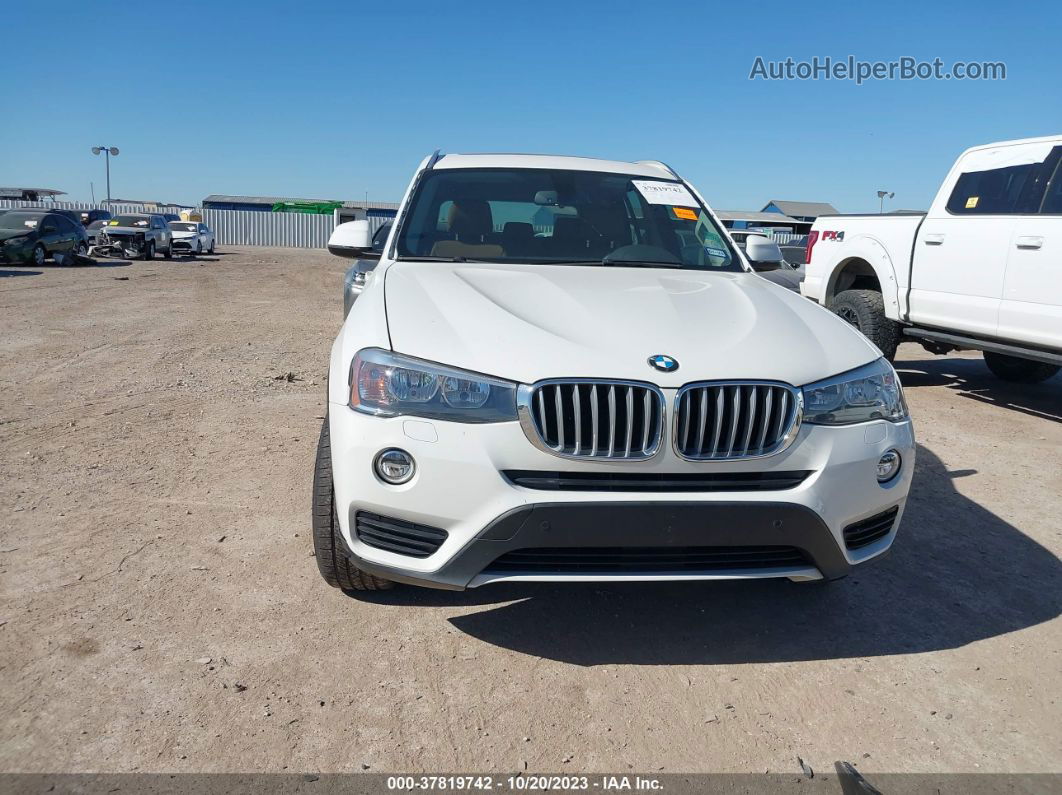 2016 Bmw X3 Xdrive28i Белый vin: 5UXWX9C5XG0D78890