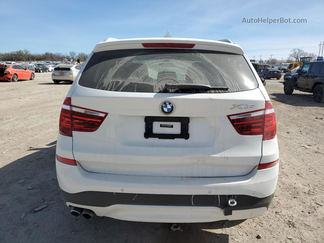 2016 Bmw X3 Xdrive28i White vin: 5UXWX9C5XG0D78890