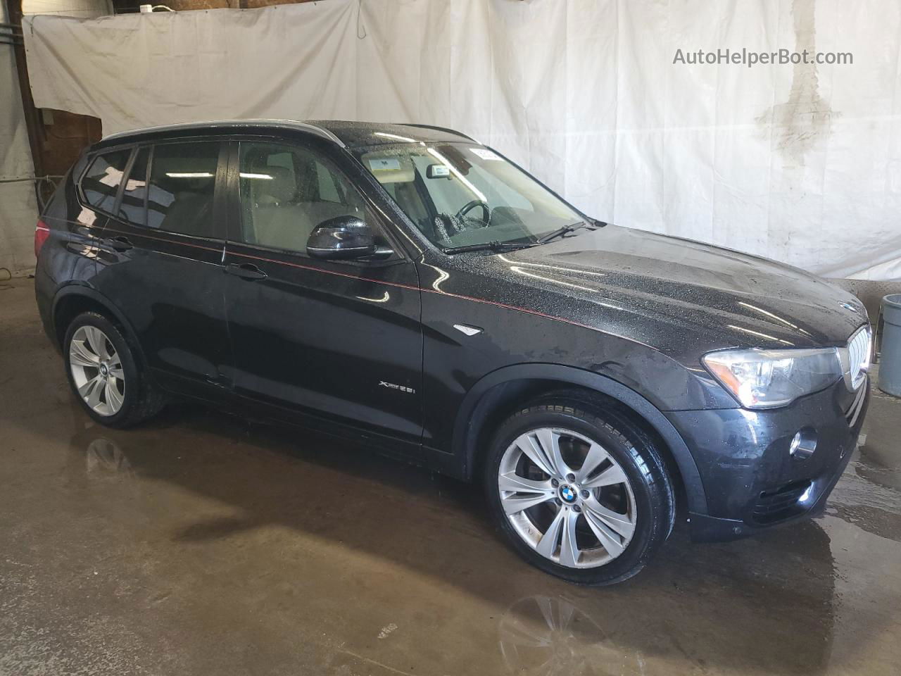 2016 Bmw X3 Xdrive28i Black vin: 5UXWX9C5XG0D83846