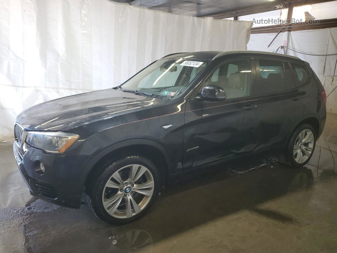 2016 Bmw X3 Xdrive28i Black vin: 5UXWX9C5XG0D83846