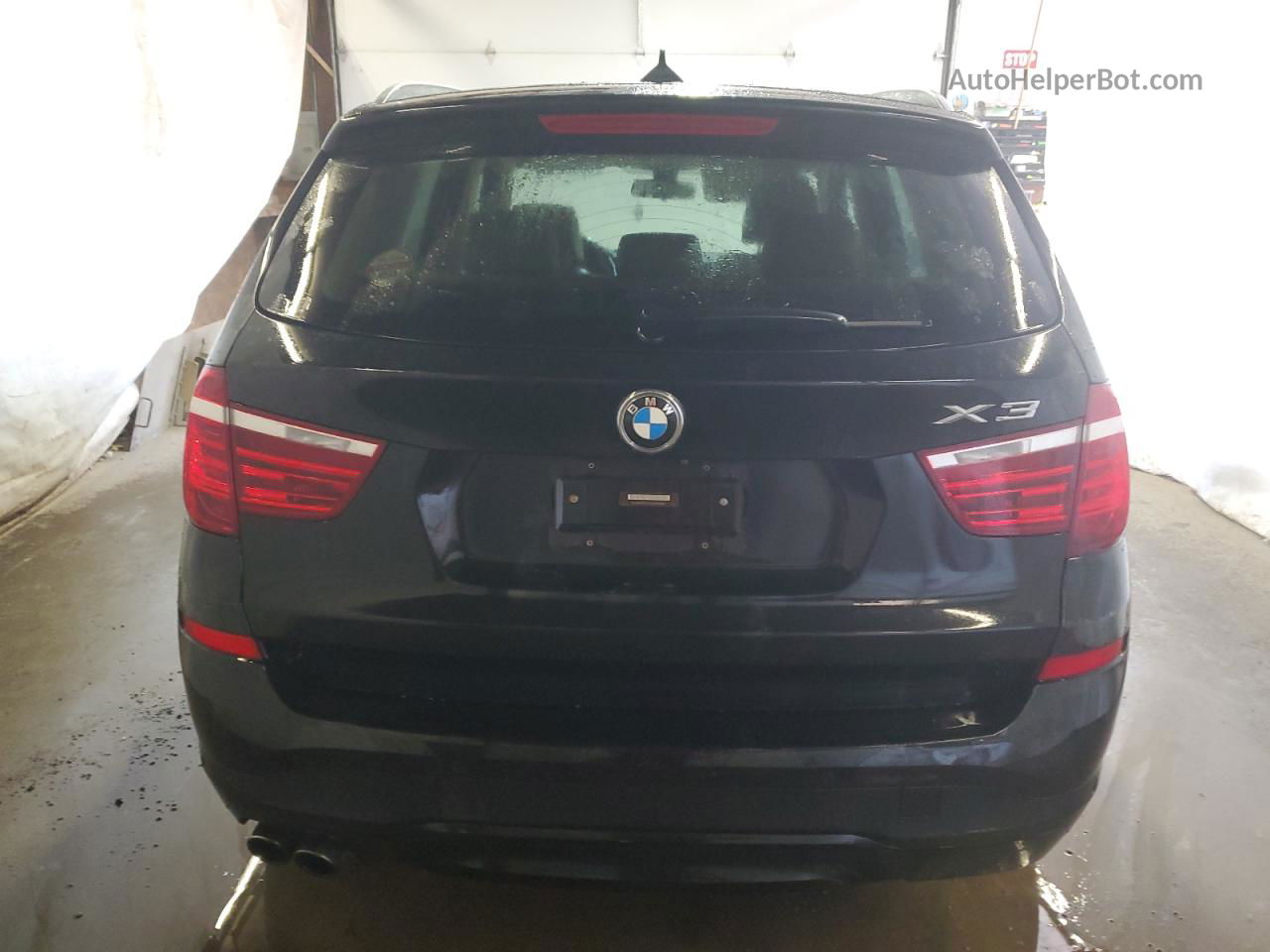 2016 Bmw X3 Xdrive28i Black vin: 5UXWX9C5XG0D83846