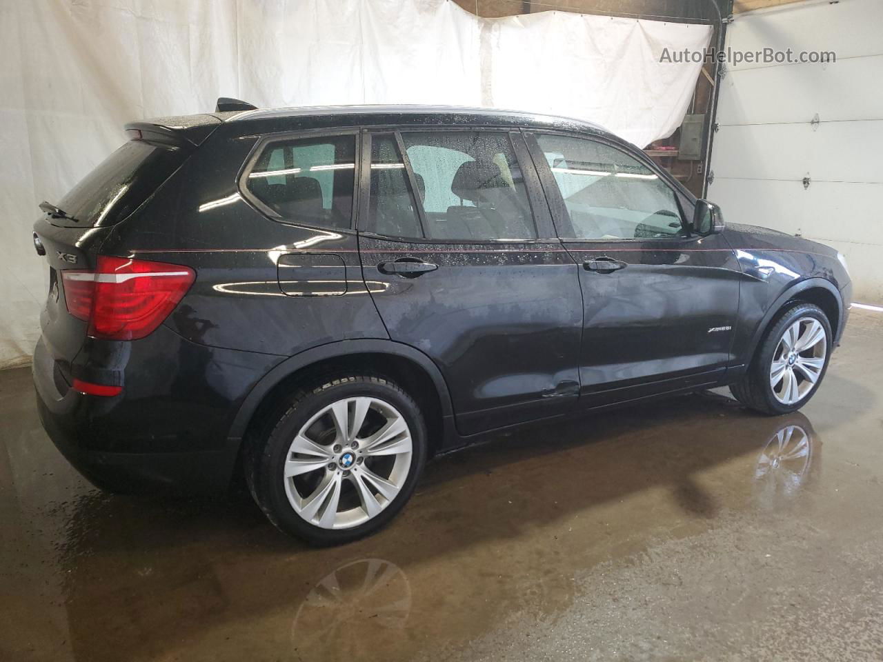 2016 Bmw X3 Xdrive28i Black vin: 5UXWX9C5XG0D83846