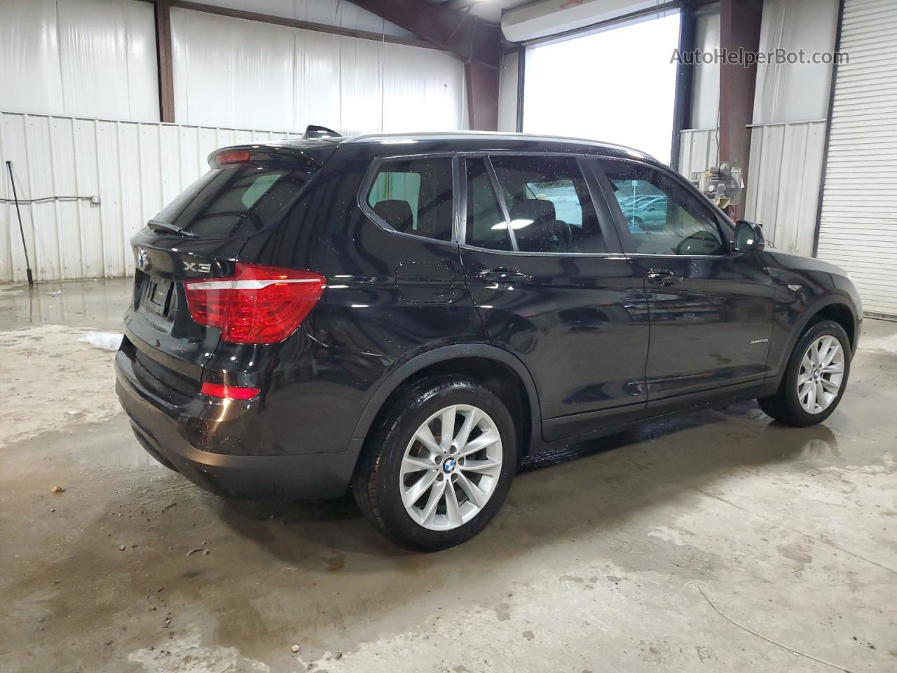 2016 Bmw X3 Xdrive28i Черный vin: 5UXWX9C5XG0D85385