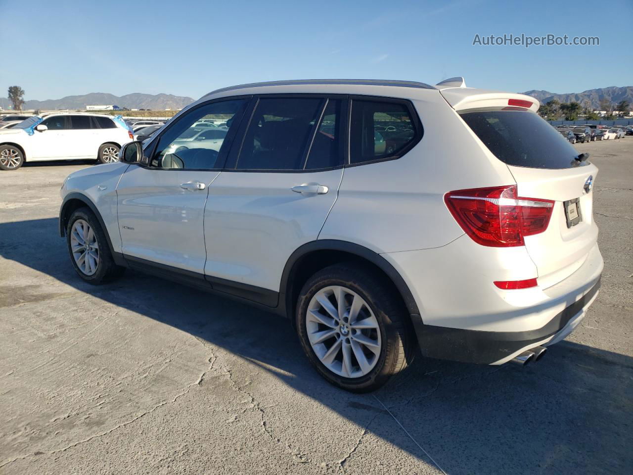 2016 Bmw X3 Xdrive28i White vin: 5UXWX9C5XG0D89484