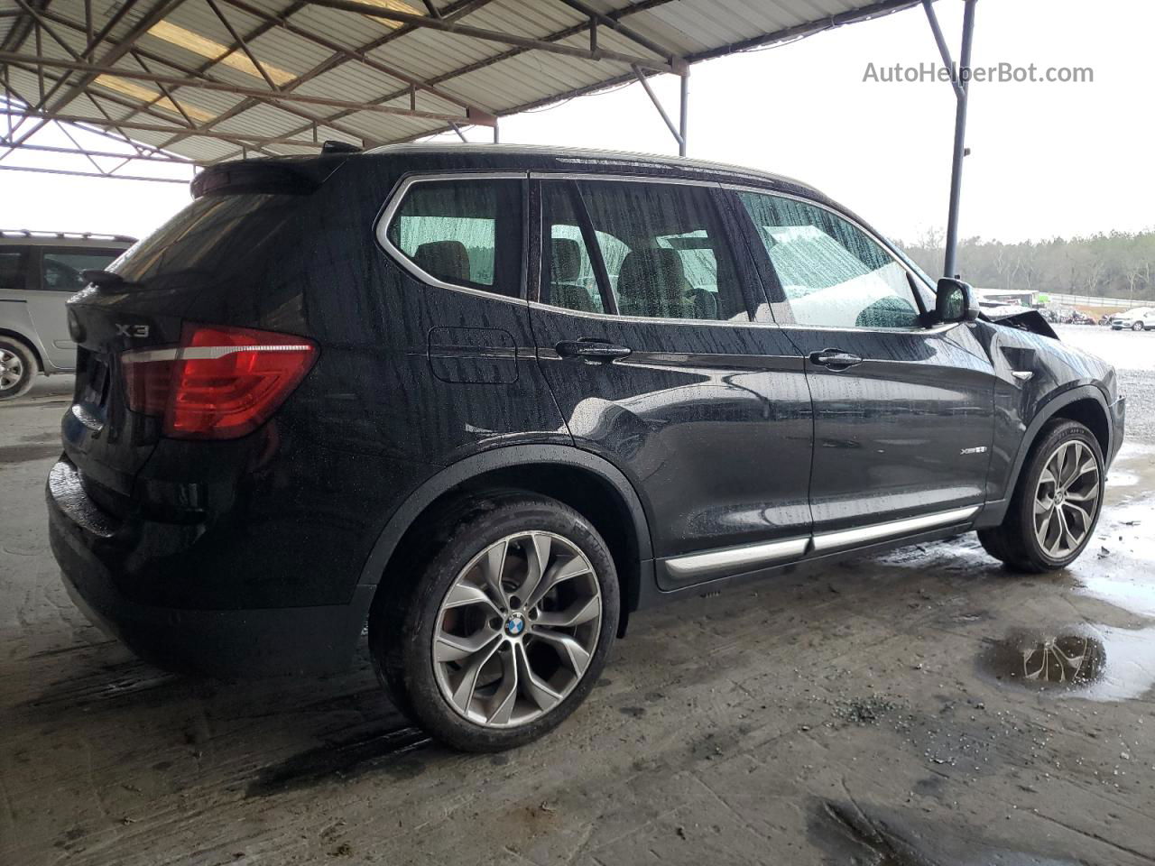 2016 Bmw X3 Xdrive28i Black vin: 5UXWX9C5XG0D90828