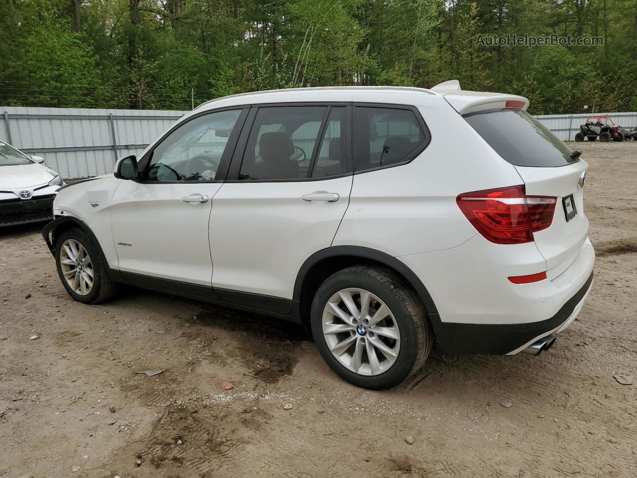 2016 Bmw X3 Xdrive28i Белый vin: 5UXWX9C5XG0D92496