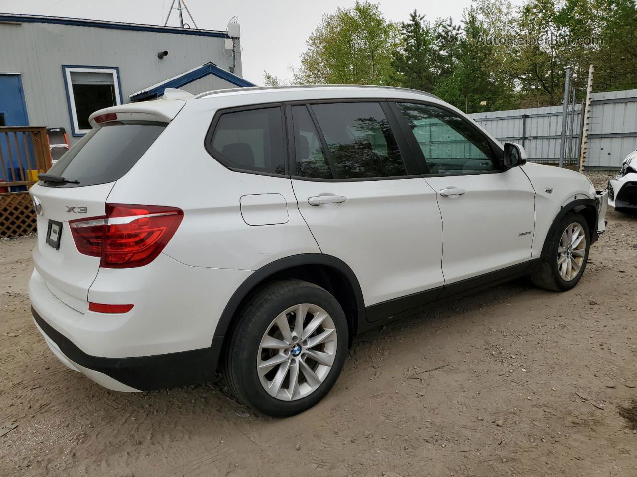 2016 Bmw X3 Xdrive28i White vin: 5UXWX9C5XG0D92496