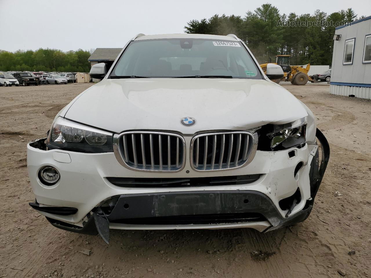 2016 Bmw X3 Xdrive28i White vin: 5UXWX9C5XG0D92496