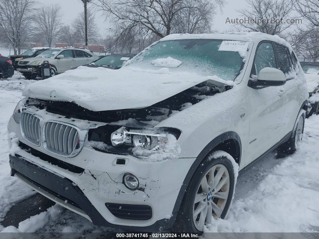 2016 Bmw X3 Xdrive28i White vin: 5UXWX9C5XG0D93292