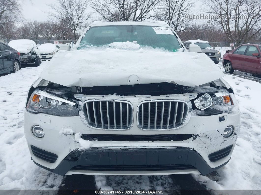 2016 Bmw X3 Xdrive28i White vin: 5UXWX9C5XG0D93292