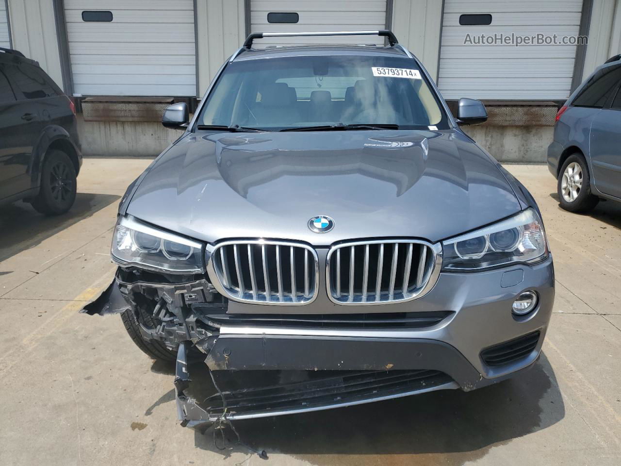 2016 Bmw X3 Xdrive28d Silver vin: 5UXWY3C52G0N86737