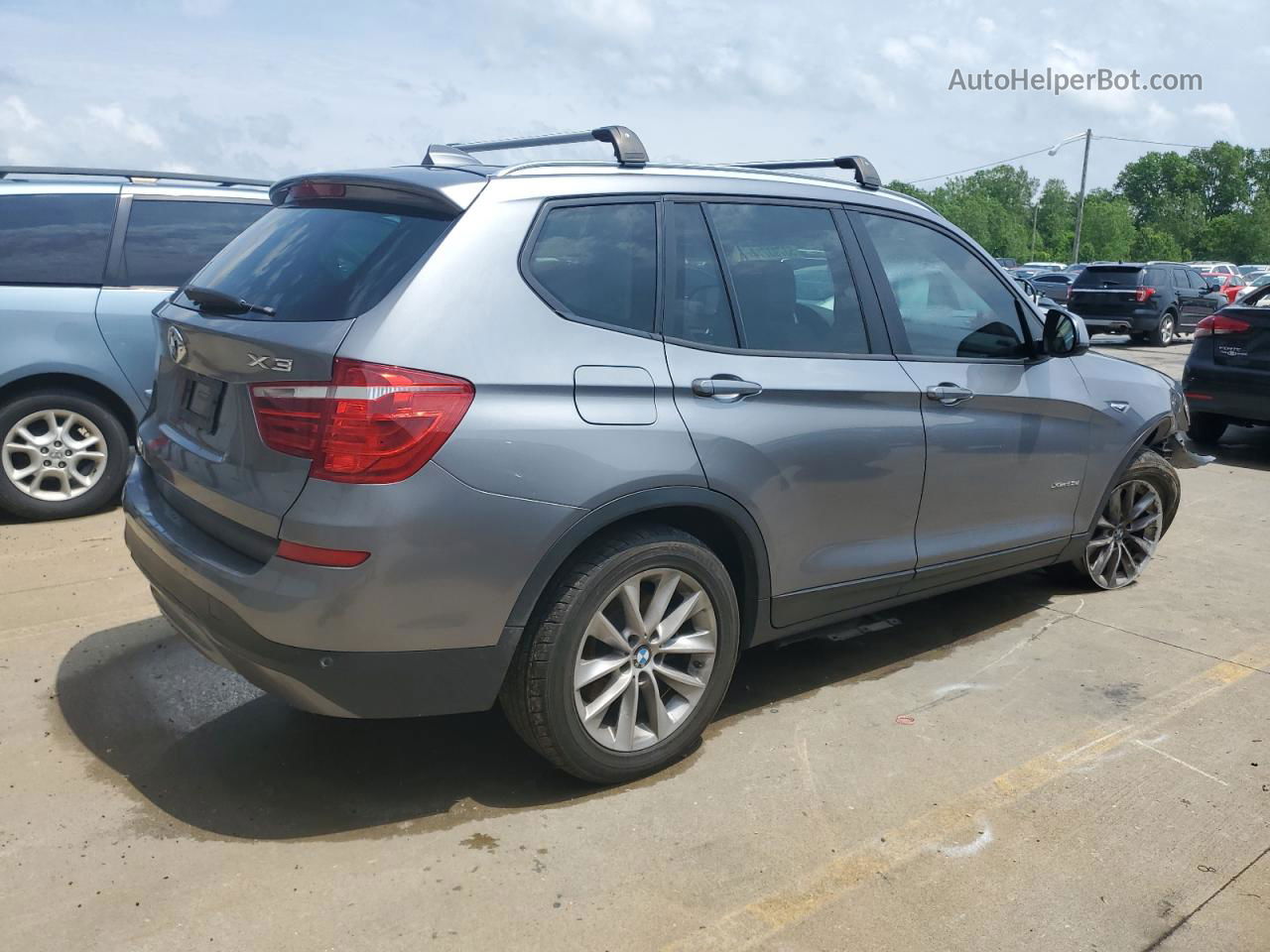 2016 Bmw X3 Xdrive28d Silver vin: 5UXWY3C52G0N86737