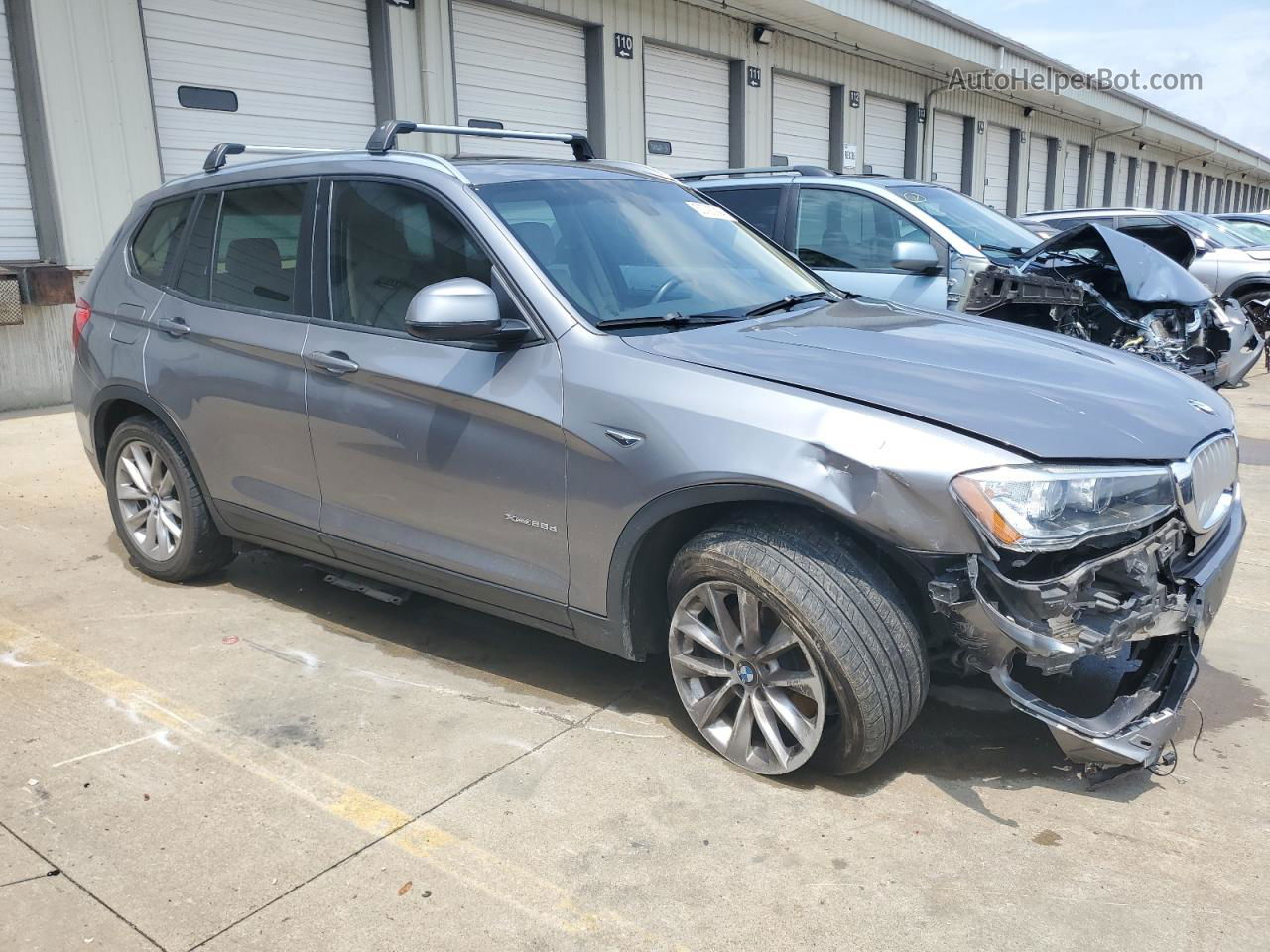 2016 Bmw X3 Xdrive28d Silver vin: 5UXWY3C52G0N86737