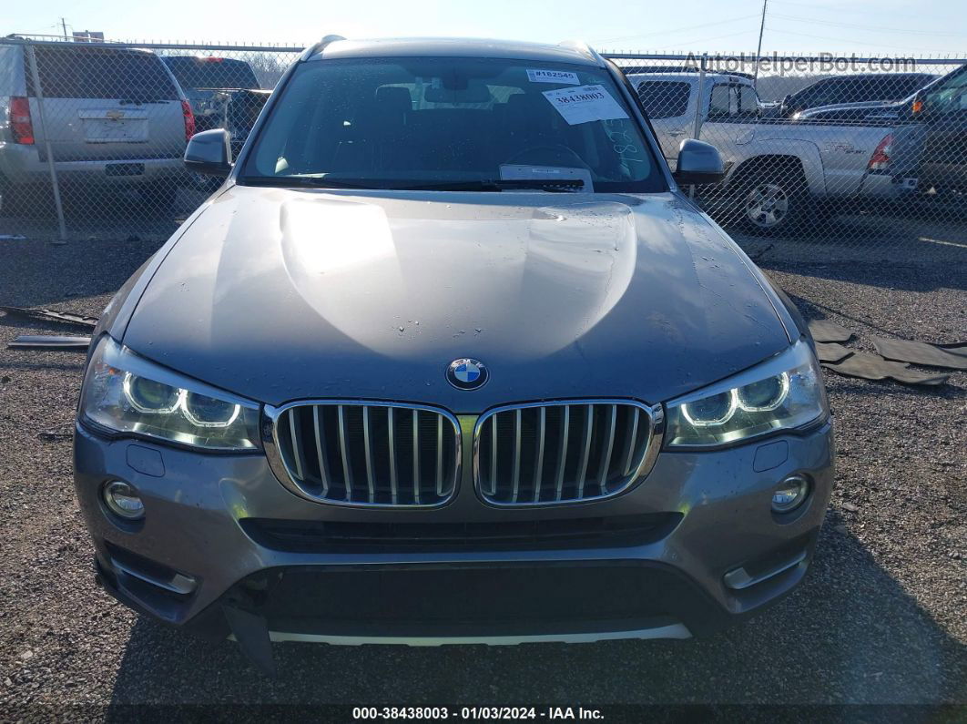 2016 Bmw X3 Xdrive28d Gray vin: 5UXWY3C52G0N86883