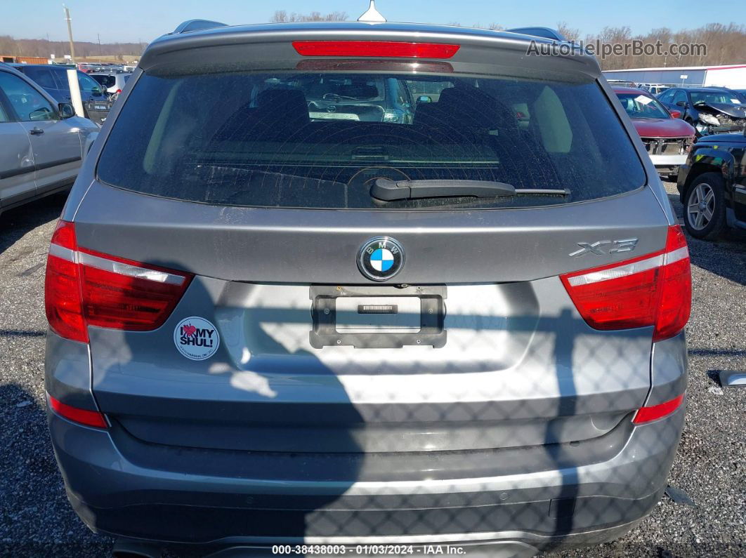 2016 Bmw X3 Xdrive28d Gray vin: 5UXWY3C52G0N86883