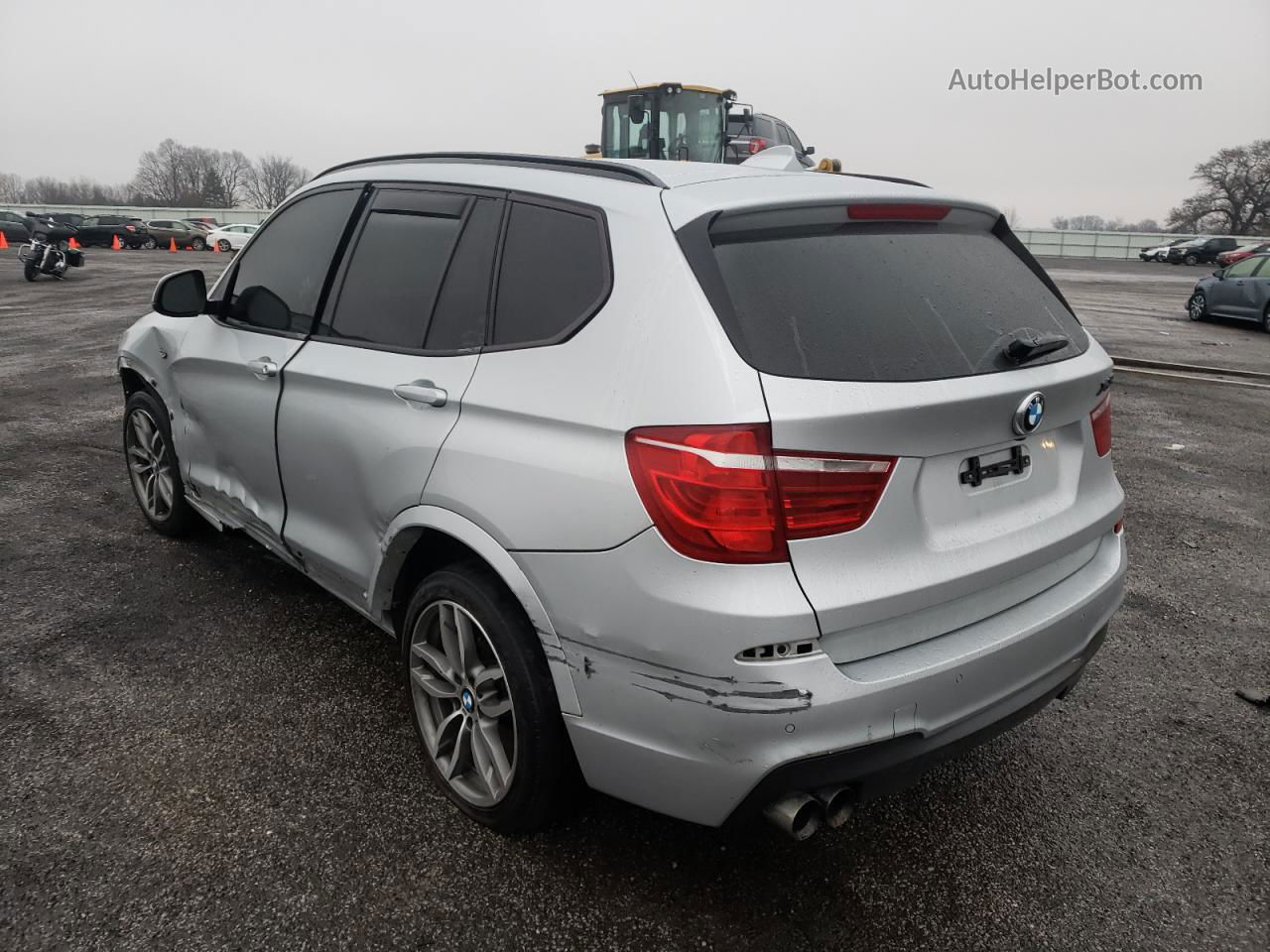 2016 Bmw X3 Xdrive28d Silver vin: 5UXWY3C53G0F84062