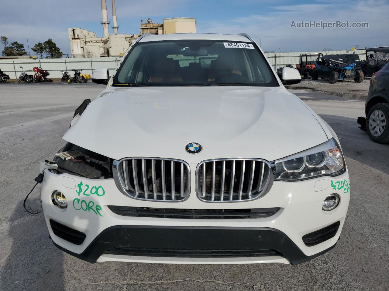 2016 Bmw X3 Xdrive28d White vin: 5UXWY3C53G0N88612