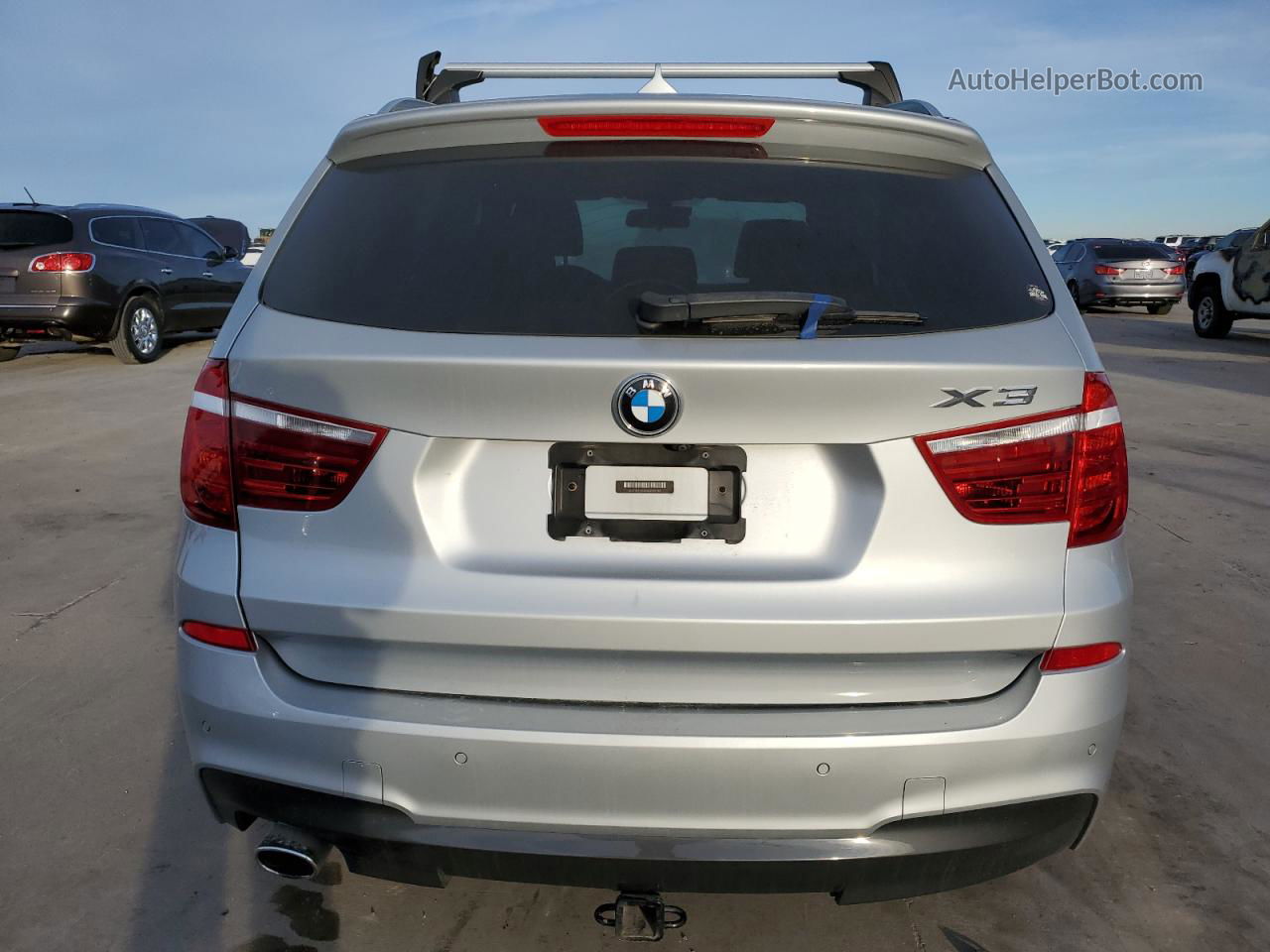 2016 Bmw X3 Xdrive28d Silver vin: 5UXWY3C54G0F84183