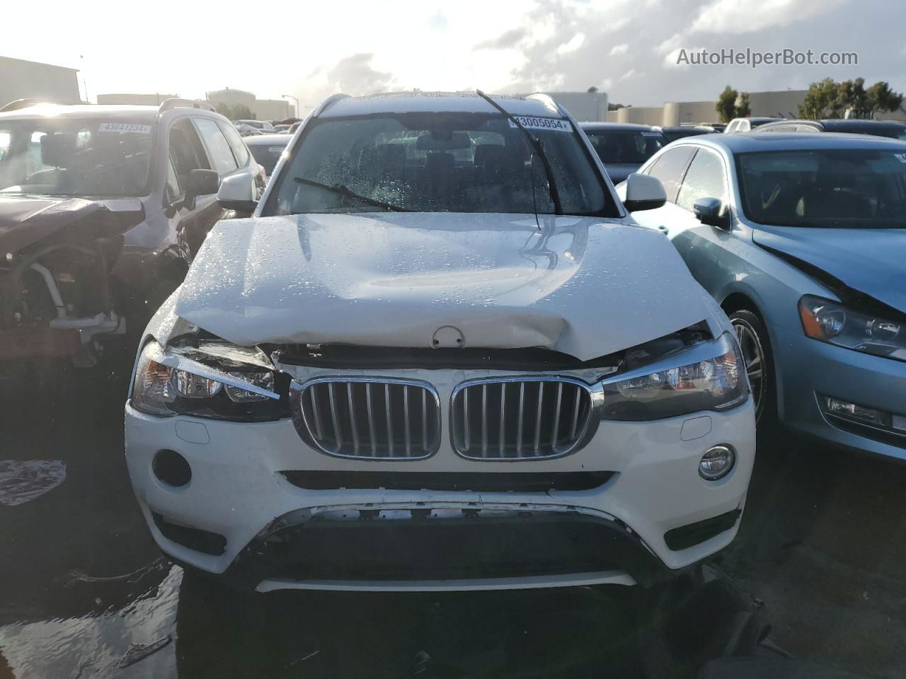 2016 Bmw X3 Xdrive28d White vin: 5UXWY3C54G0N88019