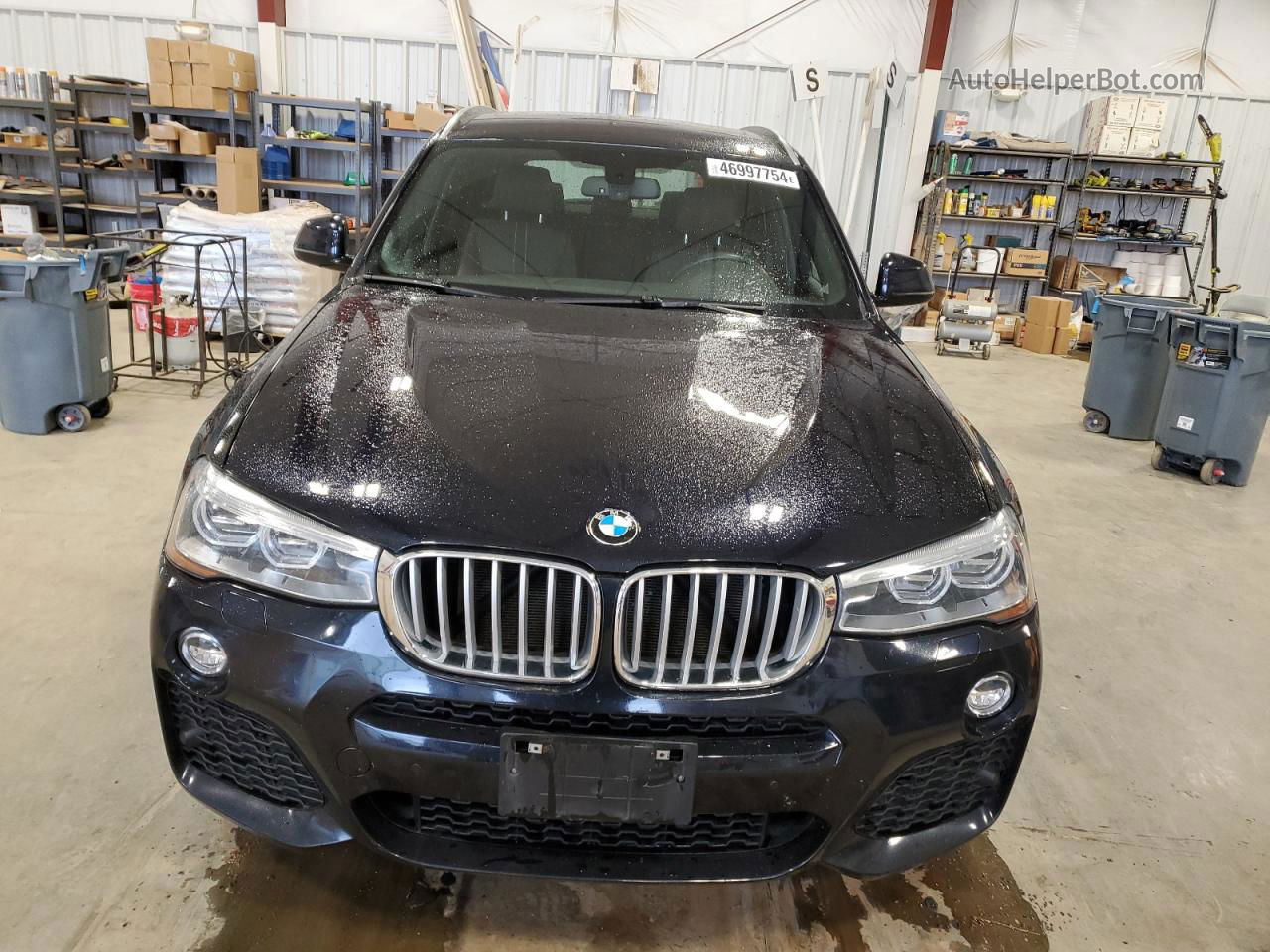 2016 Bmw X3 Xdrive28d Black vin: 5UXWY3C55G0F84399