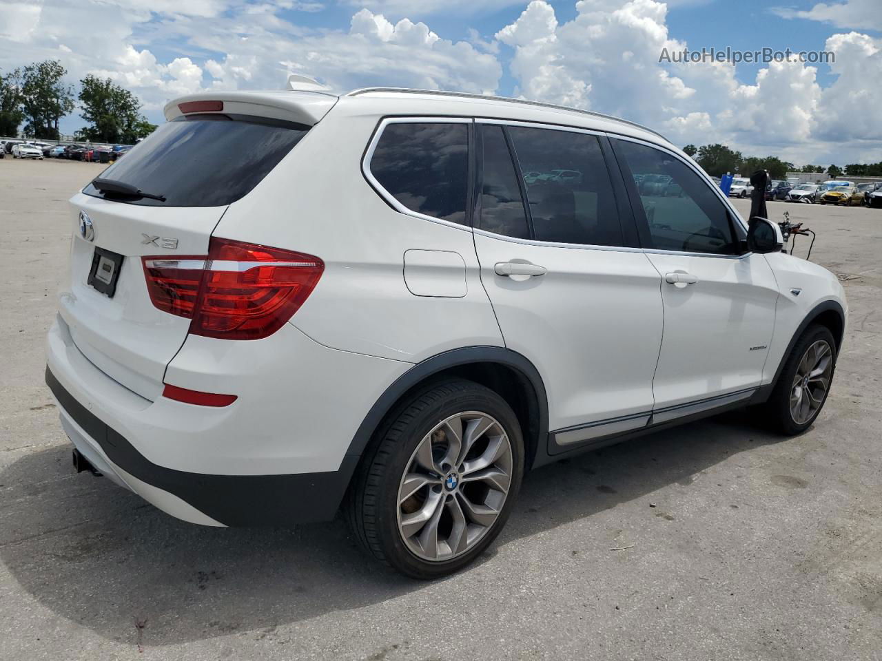 2016 Bmw X3 Xdrive28d White vin: 5UXWY3C55G0N88238